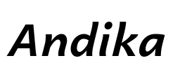 Andika 字体图片