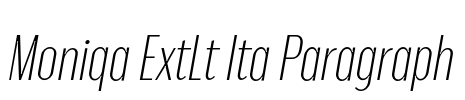 Moniqa ExtLt Ita Paragraph