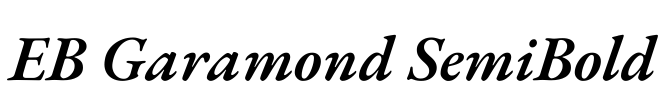 EB Garamond SemiBold