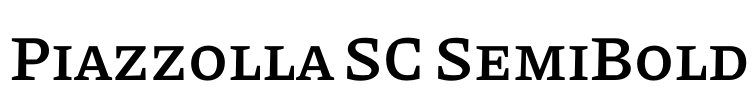 Piazzolla SC SemiBold