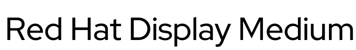 Red Hat Display Medium