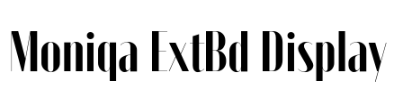 Moniqa ExtBd Display
