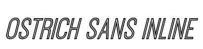 Ostrich Sans Inline