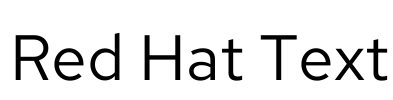 Red Hat Text