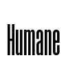 Humane 字体图片