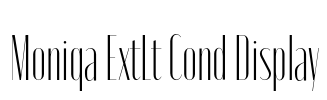 Moniqa ExtLt Cond Display
