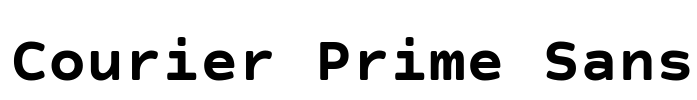 Courier Prime Sans
