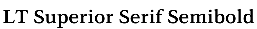 LT Superior Serif Semibold