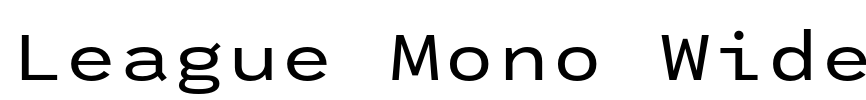 League Mono Wide