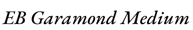EB Garamond Medium