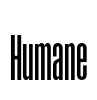 Humane 字体图片