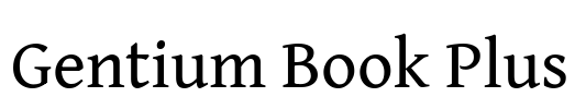 Gentium Book Plus