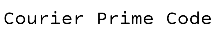 Courier Prime Code