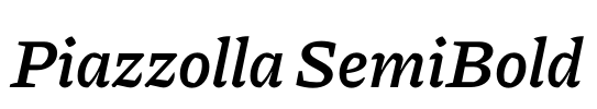 Piazzolla SemiBold