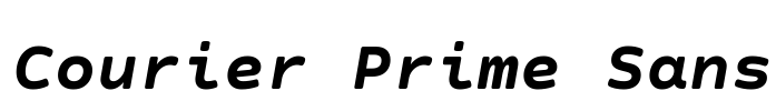 Courier Prime Sans