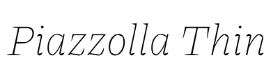 Piazzolla Thin