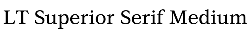 LT Superior Serif Medium