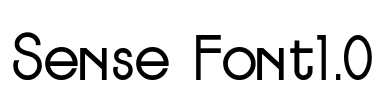 Sense Font1.0