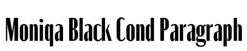 Moniqa Black Cond Paragraph