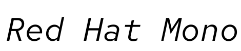 Red Hat Mono
