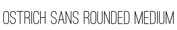Ostrich Sans Rounded Medium