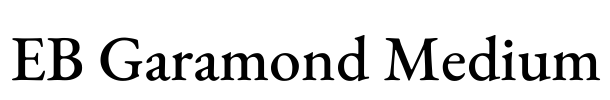 EB Garamond Medium