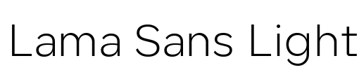 Lama Sans Light