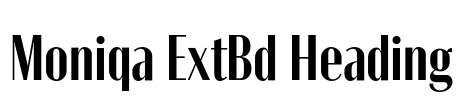 Moniqa ExtBd Heading