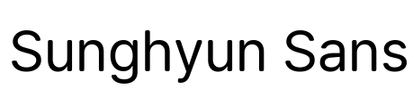 Sunghyun Sans