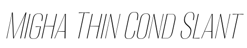 Migha Thin Cond Slant