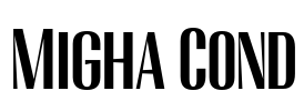 Migha Cond 字体图片