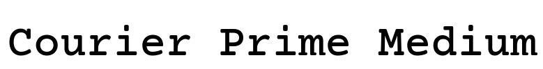 Courier Prime Medium