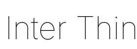 Inter Thin
